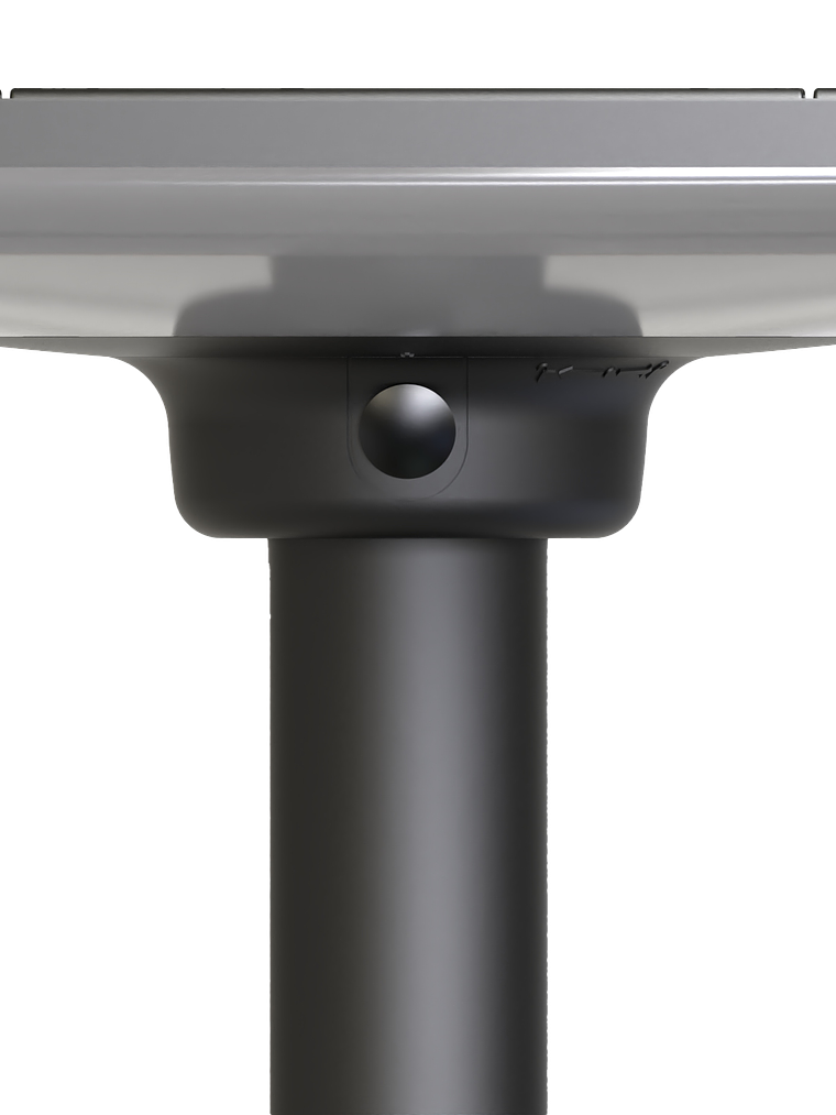 Luminaria solar Pagoda 250W c/poste 3 Metros IP65 3CCT  5