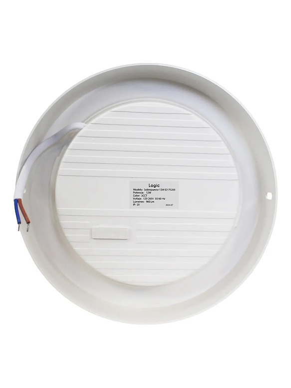 Pack 40 Unidades Plafón LED Sobrepuesto Redondo 12W 3CCT 5