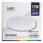 Plafón LED sobrepuesto 12W 3CCT luz seleccionable 3000K/4000K/6500K