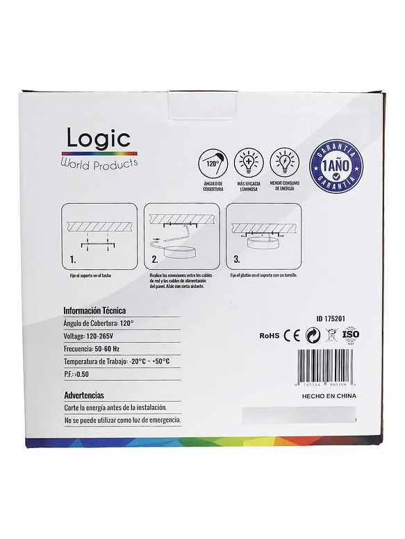 Pack 20 Unidades Plafón LED Sobrepuesto 18W 3CCT 7