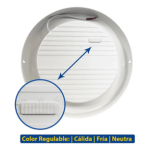 Plafón LED sobrepuesto 24W 3CCT luz seleccionable 3000K/4000K/6500K