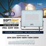 Proyector LED SOFTLIGHT 300W Luz Fría IP65 SEC