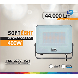 Proyector LED SOFTLIGHT 400W luz cálida 2000K IP65 DS1