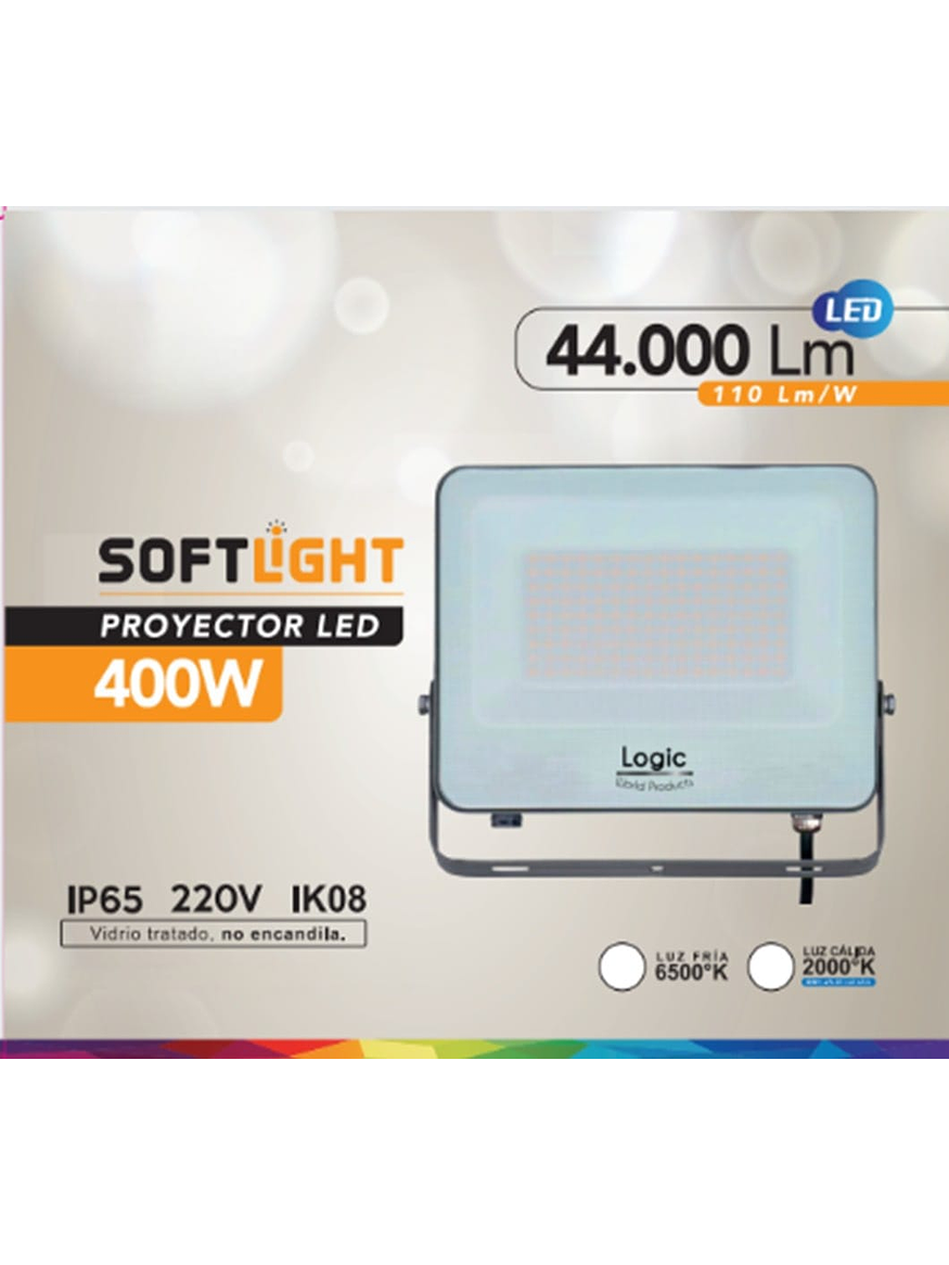 Proyector LED DS1 400W 2000K Luz Cálida SOFTLIGHT IP65 1