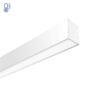 Colgante Lineal 40W Luz Fría 120cm Carcasa Blanca