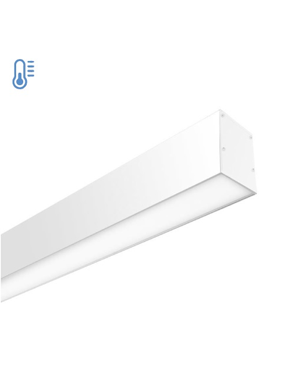 Colgante Lineal 40W Luz Fría 120cm Carcasa Blanca 2