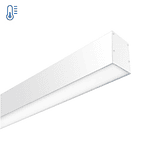Colgante Lineal 40W Luz Neutra 120cm Carcasa Blanca 