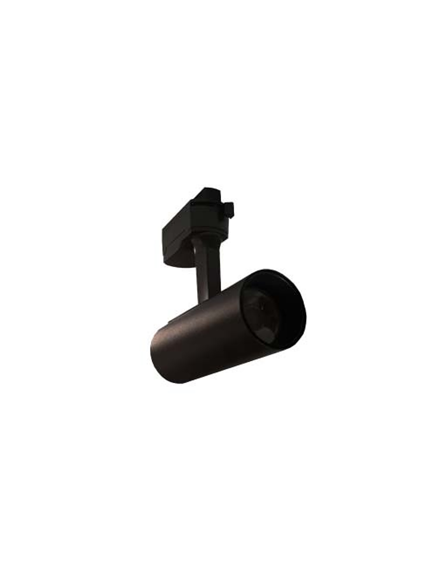 Foco Para Riel Monofásico 10W Luz Neutra Carcasa Negra 1