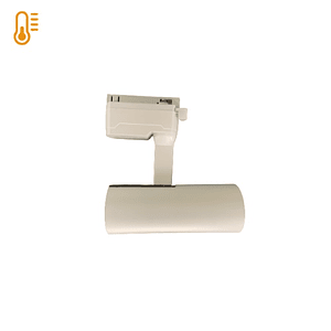 Foco Para Riel Monofásico 10W Luz Cálida Carcasa Blanca