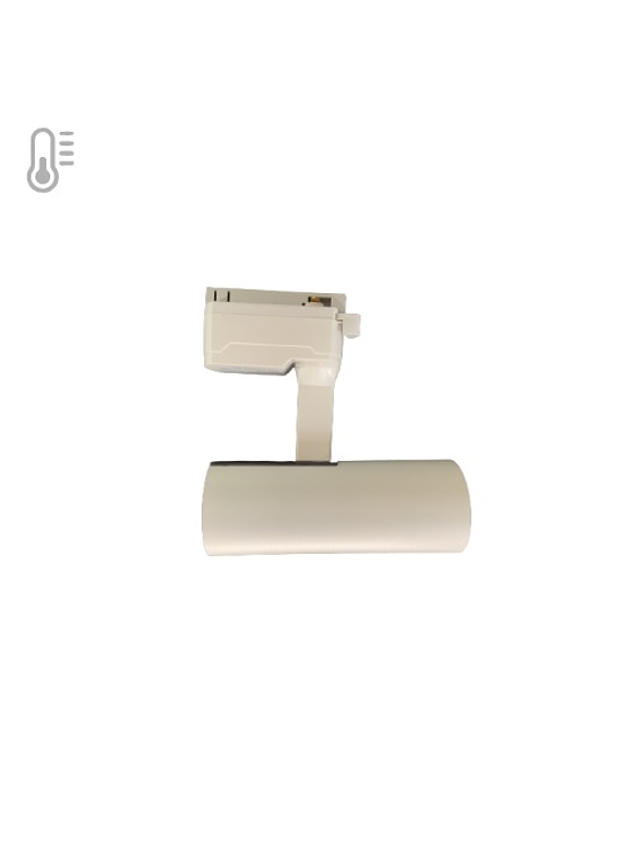 Foco Para Riel Monofásico 10W Luz Neutra Carcasa Blanca 3