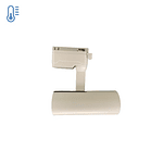 Foco Para Riel Monofásico 10W Luz Fría Carcasa Blanca