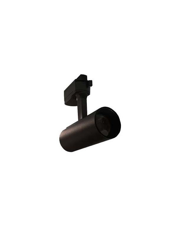 Foco Para Riel Monofásico 30W Luz Cálida Carcasa Negra 1