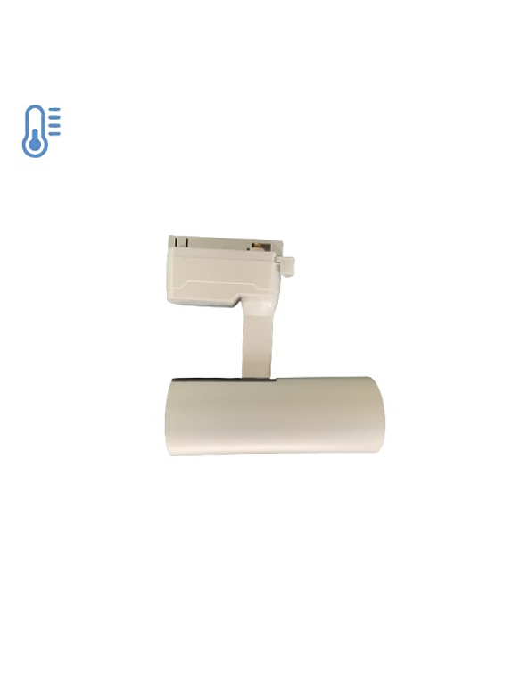 Foco Para Riel Monofásico 30W Luz Fría Carcasa Blanca 2