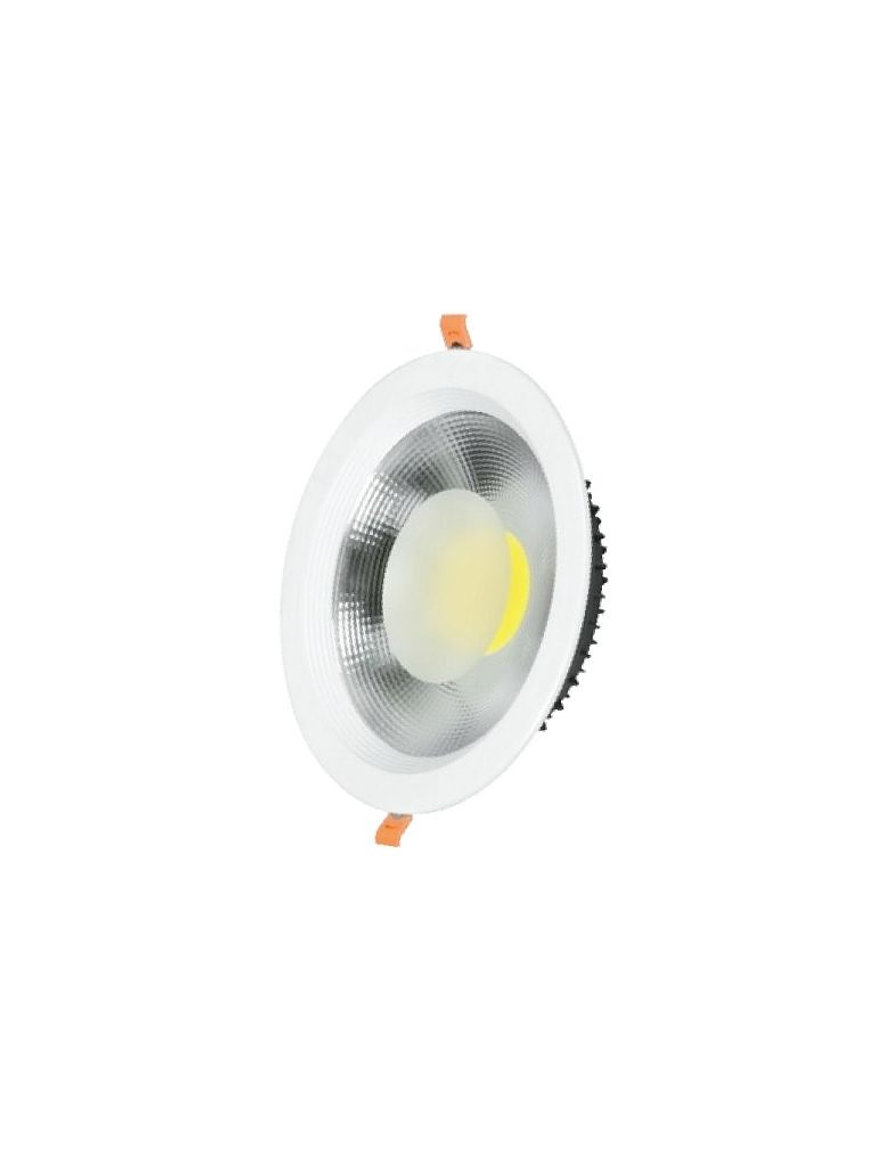 Downlight Empotrado COB 30W Luz Fría Redondo 1