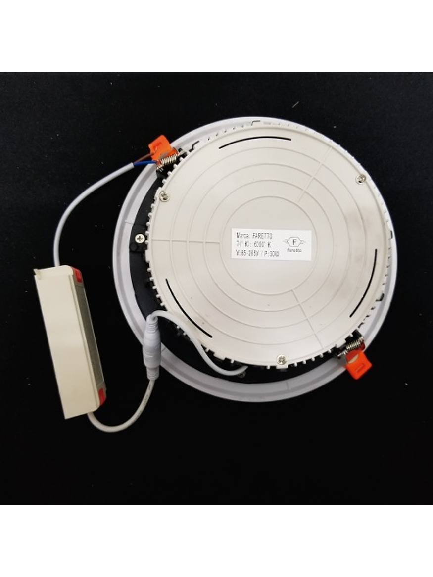 Downlight Empotrado COB 30W Luz Cálida Redondo 2