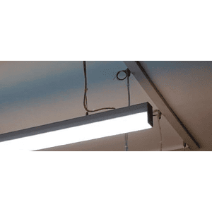 Colgante Lineal LED 36W Luz Fría 120cm Gris