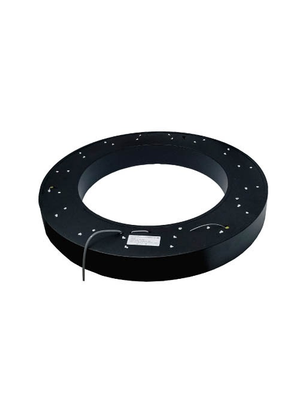 Colgante Tipo Aro LED 48W Luz Neutra Negro Ø60  2