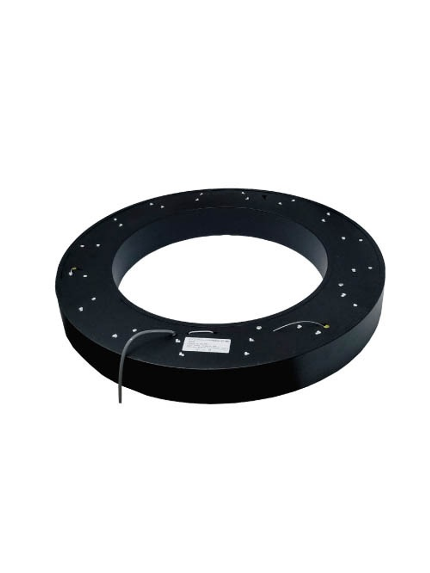 Colgante Tipo Aro LED 48W Luz Neutra Negro Ø60  2