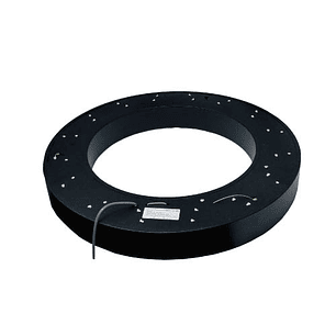 Colgante Tipo Aro LED 48W Luz Fría Negro Ø60  