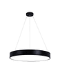 Lámpara Colgante Circular LED 48W Luz Fría Negra Ø60 - Miniatura 1