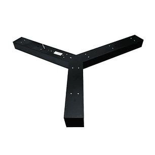 Lámpara Colgante LED 48W Forma Y  Luz Fría Negra 