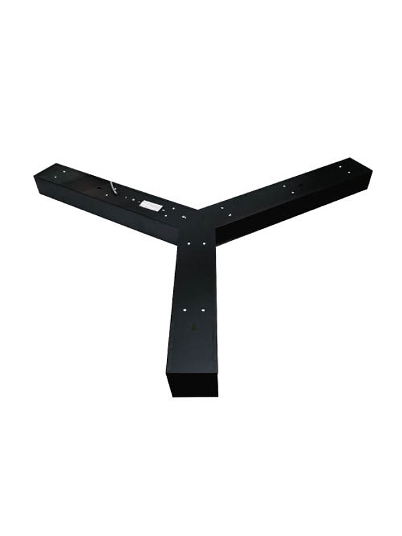 Lámpara Colgante LED 48W Forma Y  Luz Fría Negra  2