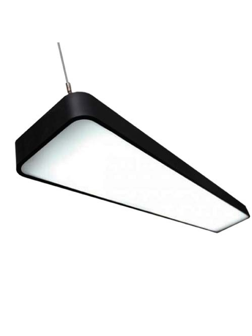 Colgante LED 48W Luz Neutra Negro 120cm 1