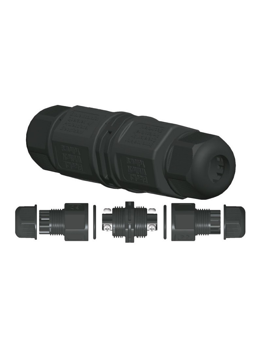 Conector IP65 Roblan Negro 1