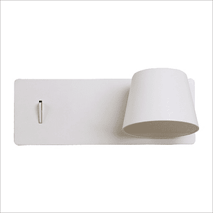 Aplique LED Lectura Roblan NARRA 6W 3000K con Interruptor + USB A/C – Blanco