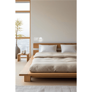 Aplique LED Lectura Roblan NARRA 6W 3000K con Interruptor + USB A/C – Blanco