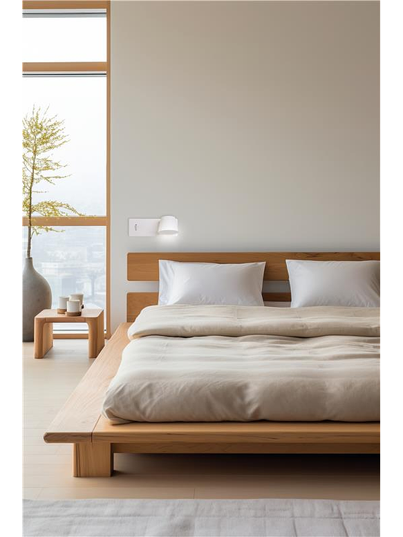 Aplique LED Lectura Roblan NARRA 6W 3000K con Interruptor + USB A/C – Blanco 2