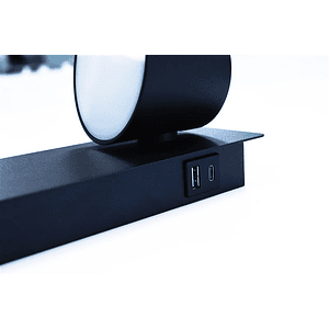 Aplique LED NARRA Lectura 6W Luz Cálida  USB A+C Blanco