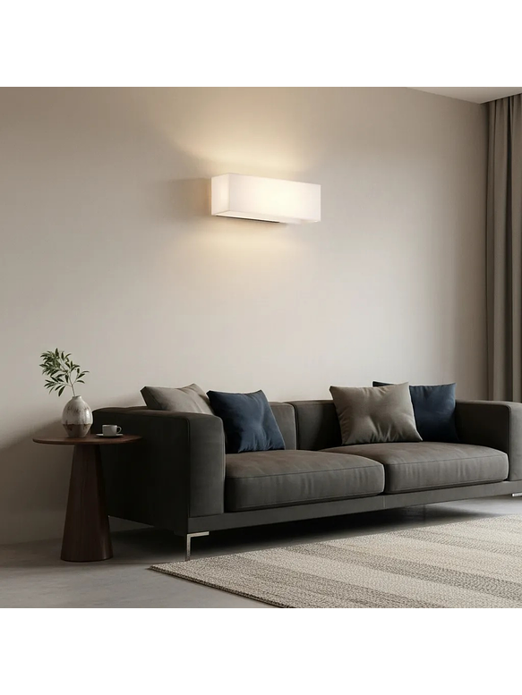 Aplique LED Exterior 10W Luz Cálida IP54 Plata 4