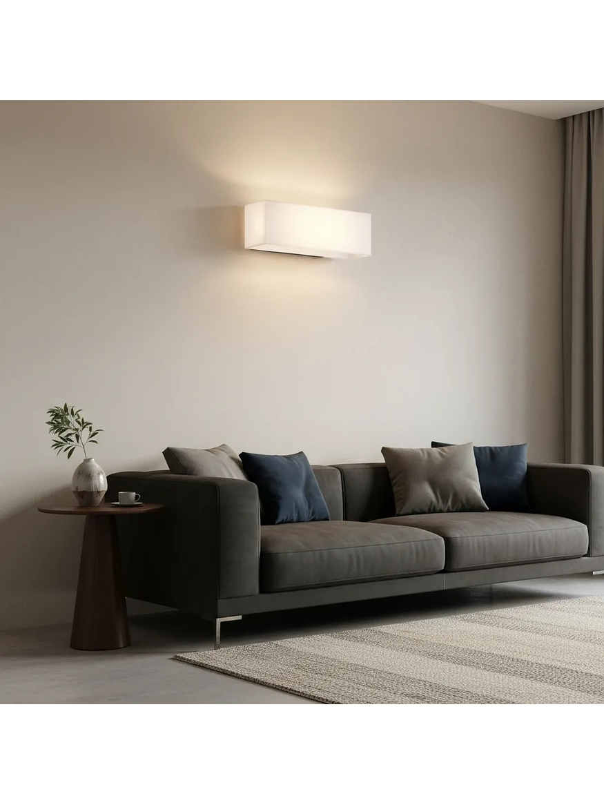 Aplique LED Exterior 10W Luz Cálida IP54 Plata 4