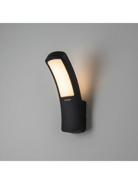 Aplique LED Exterior 12,5W Luz Cálida IP54 Gris Oscuro 2