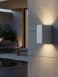 Aplique LED Exterior Bifocal 13W Luz Cálida IP54 Plata - Miniatura 5