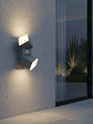 Aplique LED Exterior Bifocal 12,5W Luz Cálida con Sensor IP54 Plata - Miniatura 5