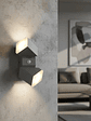 Aplique LED Exterior Bifocal 12,5W Luz Cálida con Sensor IP54 Plata - Miniatura 6