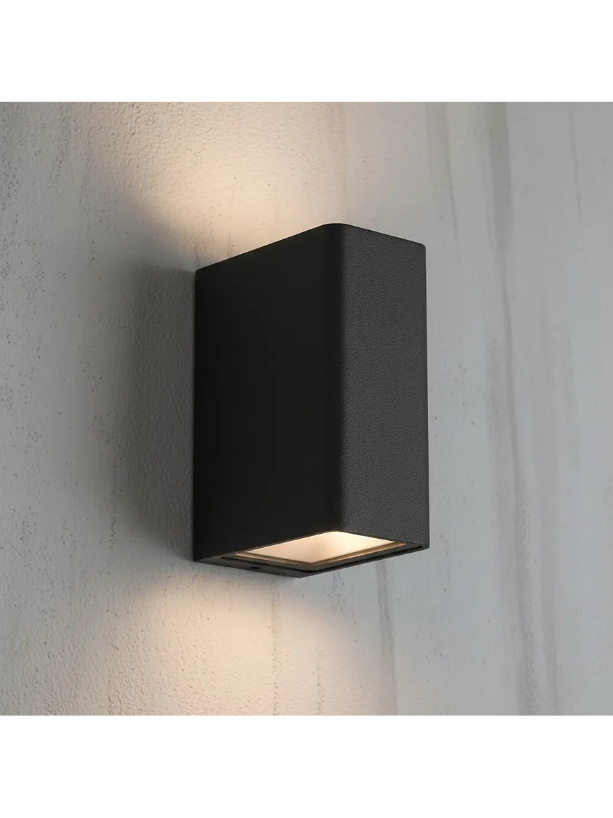 Aplique LED Exterior Bifocal 13W Luz Cálida IP54 Gris Oscuro 5