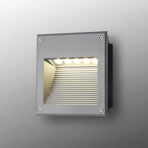 Aplique LED Pared 7W 3000K IP65 Gris Claro