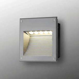 Aplique LED Pared 7W 3000K IP65 Gris Claro