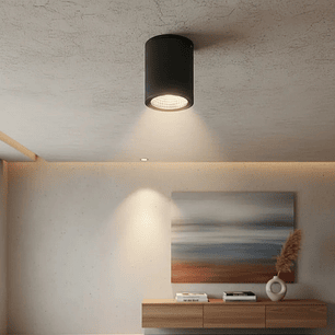 Aplique Techo LED Roblan 13W 3000K IP65 Exterior – Gris Oscuro