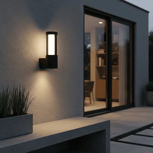Aplique LED Exterior KAUS 11,5W 3000K IP54 Gris Oscuro