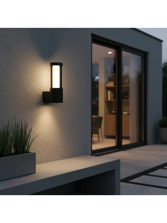 Aplique LED Exterior KAUS 11,5W 3000K IP54 Gris Oscuro 1
