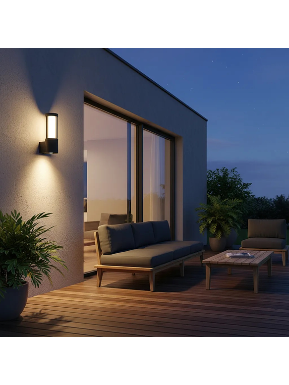 Aplique LED Exterior KAUS 11,5W 3000K IP54 Gris Oscuro 5