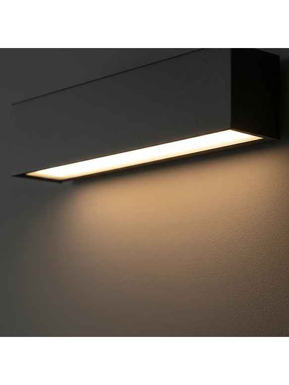 Aplique LED Bifocal 22W Luz Cálida IP65 Gris Oscuro 3
