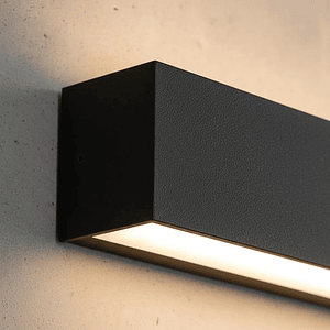 Aplique LED Bifocal 22W Luz Cálida IP65 Gris Oscuro