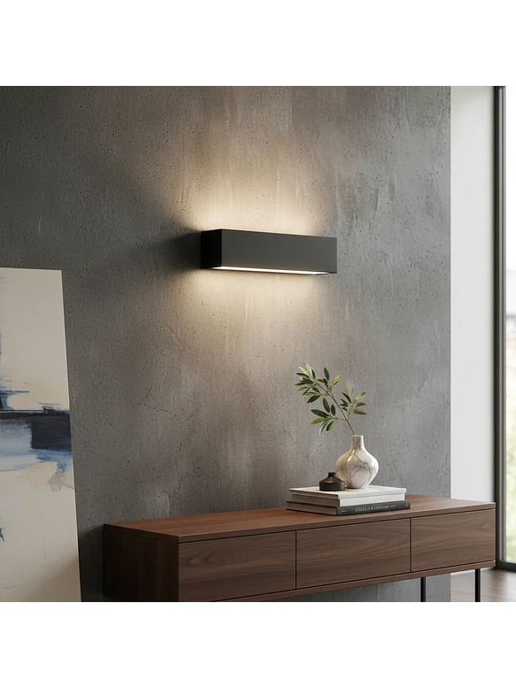 Aplique LED Bifocal 22W Luz Cálida IP65 Gris Oscuro 7