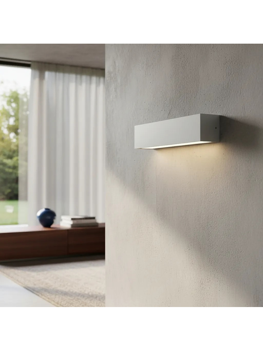 Aplique LED Bifocal 22W Luz Cálida IP65 Gris Claro 4