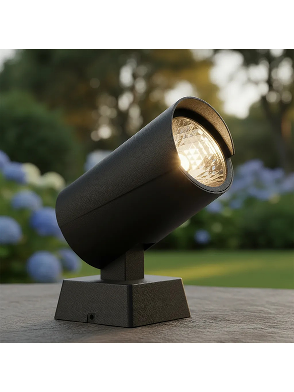 Aplique LED Exterior 13W 15° 3000K IP65 Gris Oscuro 9